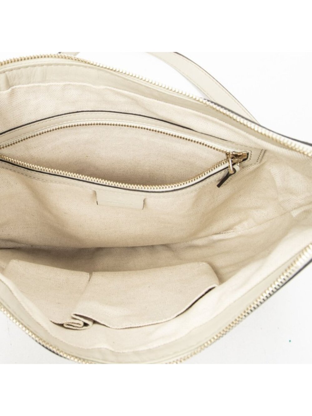 Gucci Brea Heart Crossbody Ivory Guccissima - Picture 9 of 10